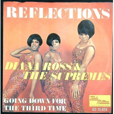 DIANA ROSS & THE SUPREMES Reflections / Going Down For The Third Time (Tamla Motown GO 25.624) Holland 1967 PS 45 (Soul)